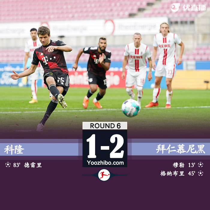 <a href=/zuqiuzbb/bayern/ target=_blank class=infotextkey>拜仁</a>慕尼黑2-1科隆