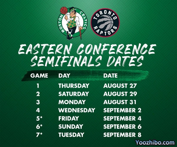 <a href=/lanqiuzbb/celtics/ target=_blank class=infotextkey>凯尔特人</a>vs<a href=/lanqiuzbb/raptors/ target=_blank class=infotextkey>猛龙</a>次轮对阵表出炉