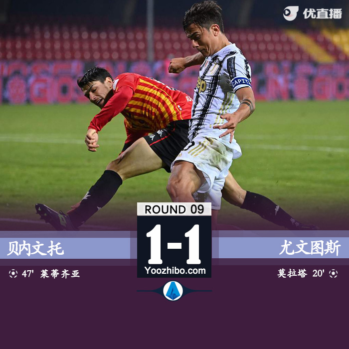 <a href=/zuqiuzbb/juventus/ target=_blank class=infotextkey>尤文图斯</a>1-1贝内文托
